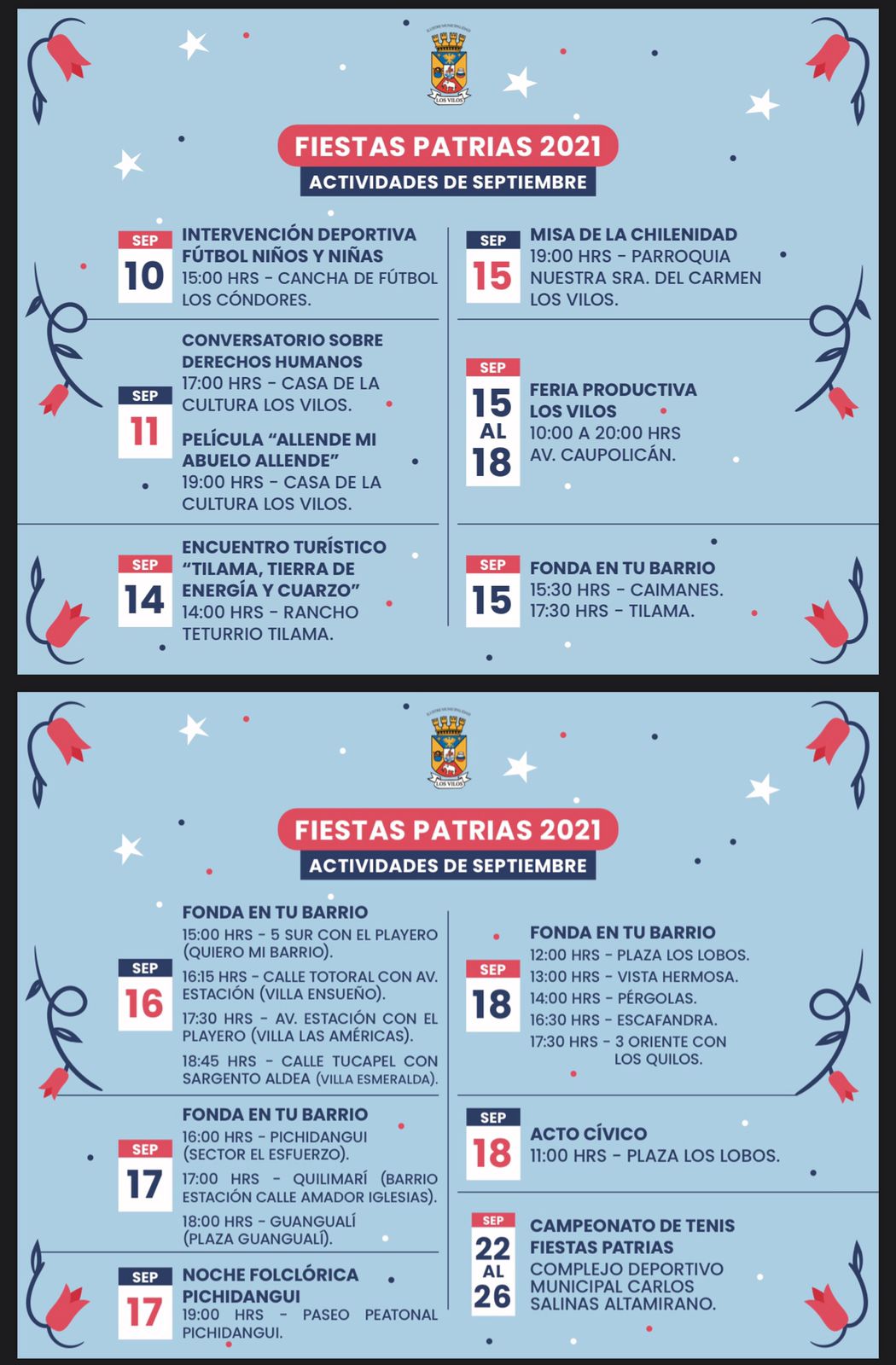 Los Vilos anuncia plan de Fiestas Patrias para la comuna El Diario Popular