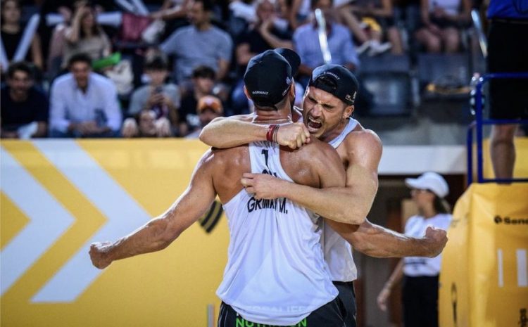  Primos Grimalt dan golpe ante los locales y avanzan a octavos de final del Mundial de Vóleibol playa